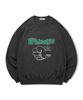 TOPBOY [Non-Fleece Or Fleece] Punch Print Sweatshirt (C Type)