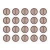 Round Air Vents 50mm 20Pcs For Efficient Kitchen And Bathroom Ventilation