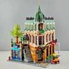 Creative Expert Boutique Hotel Model Modular Houses Building Blocks Bricks Toys for Children Adults Gifts