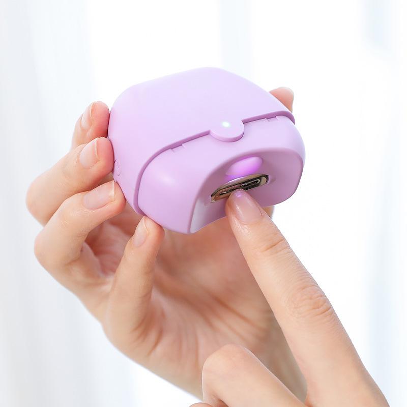 Автоматическая USB-заряжаемая машинка для стрижки ногтей для младенцев и пожилых - Компактный электрический триммер и шлифовка