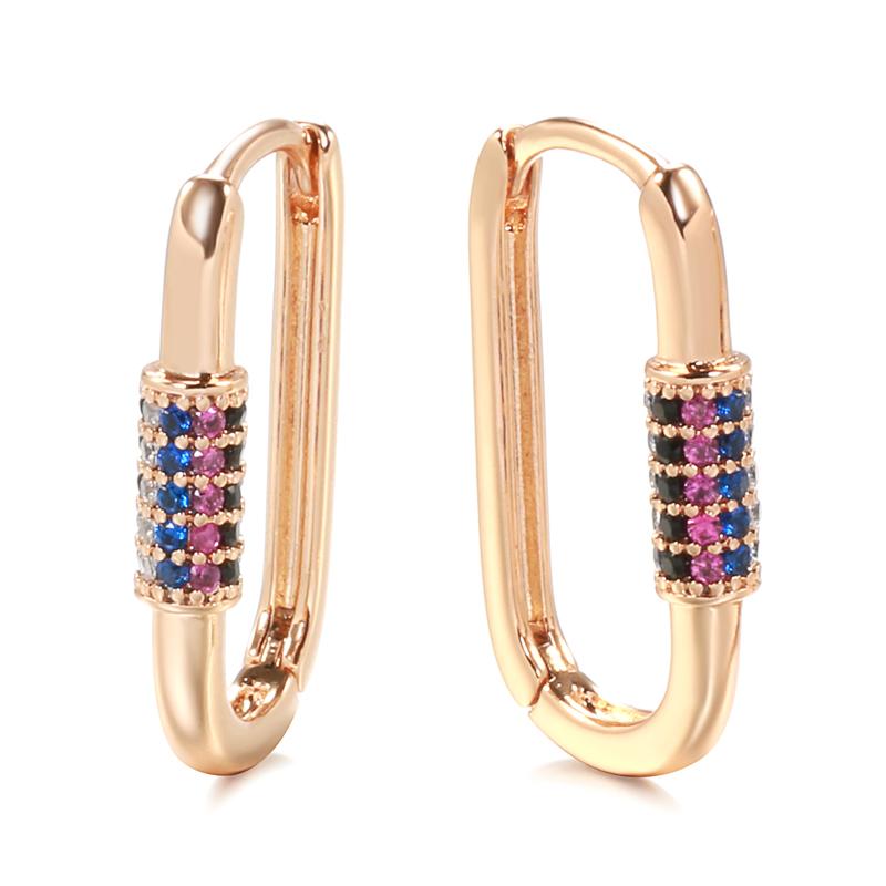 Минималистичные женские серьги-кольца с многослойным цирконом, висячие вечерние повседневные украшения