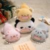 Pig Cat Panda Plushie Toy Cute Cotton Filling Kids Playtime Decoration Bedroom