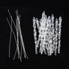 12pcs Christmas Clear Simulation Ice Xmas Tree Hanging Ornament Fake Icicle Winter Party New Year Home Decor Navidad Supplies