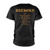 Футболка Bathory унисекс для взрослых с принтом на спине «Кровь Огонь Смерть»