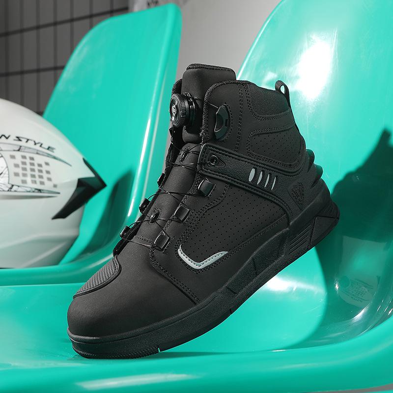 Large-sized Motorcycle Shoes, Motorcycle Shoes, Men's All-season Off-road Motorcycle Boots, Racing Ankle Boots, Motorcycle Travel Equipment