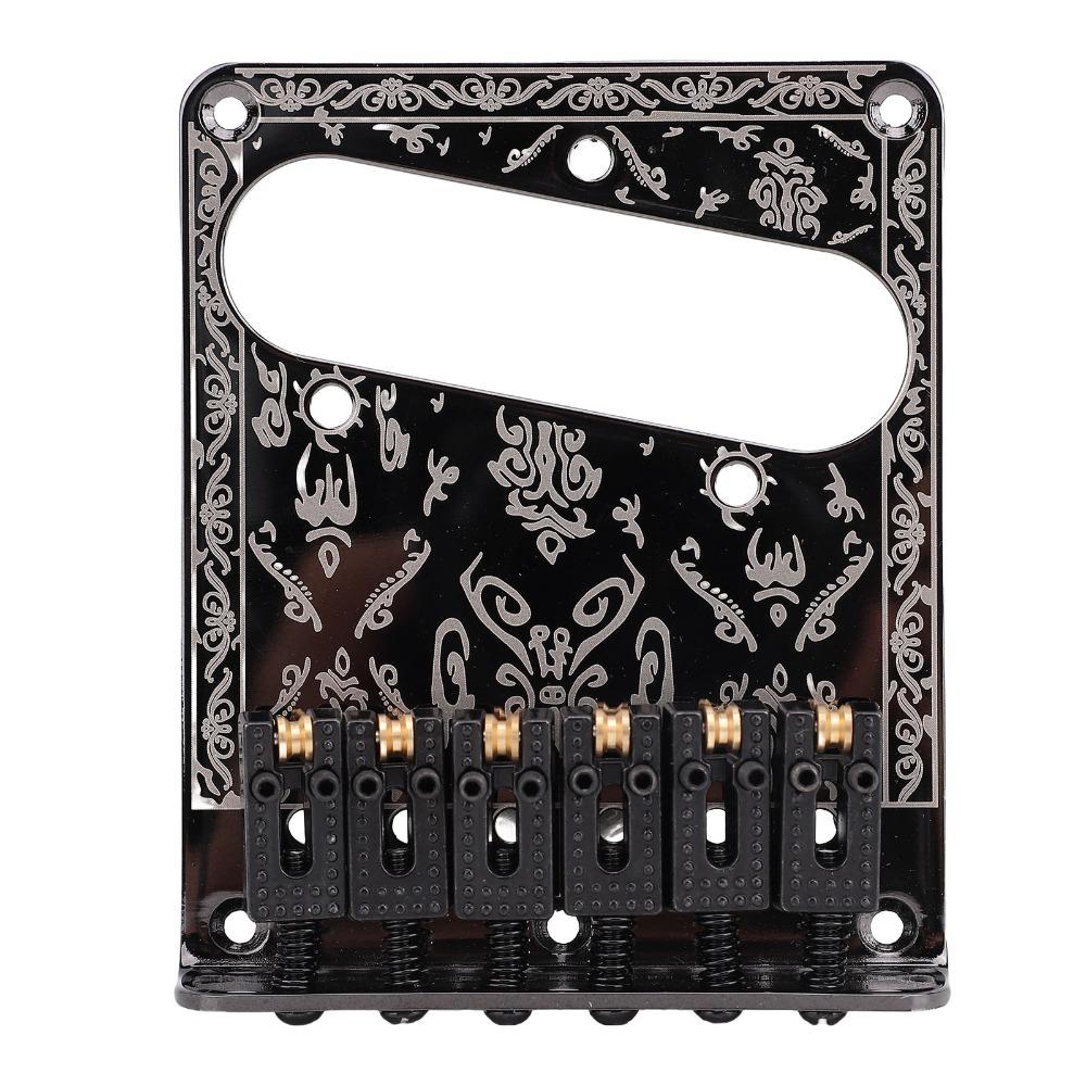 Iron, Zinc Alloy Fixed Bridge Replacement for Telecaster Guitar Bridge For Electric Guitar
