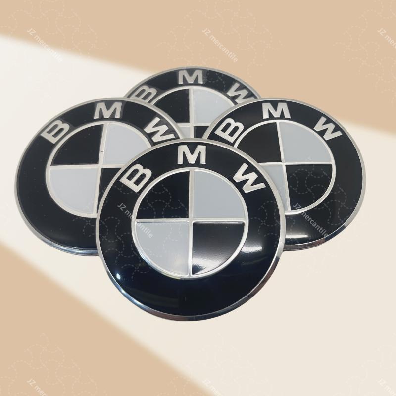 4pcs-60mm automobile wheel hub sticker logo rim cover badge For BMW X1 X3 X5 X6 Z4 M2 M3 M4 modified hub center sticker gsrm90