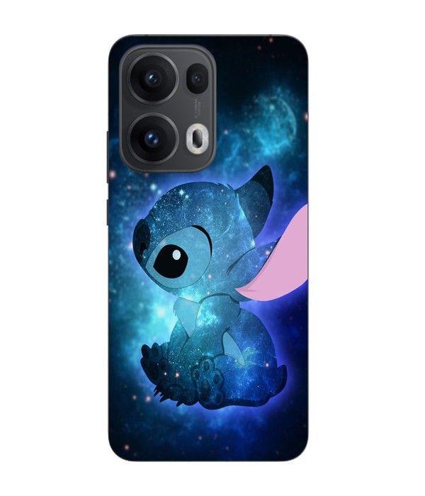 Coque Maniacase Pour Oppo Reno 13 Pro 5G Stitch bleu frand bleu