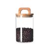 Vintage Glass Storage Jar with Handle Lid - Moisture & Mildew Proof, High-Temperature Resistant for Coffee and More