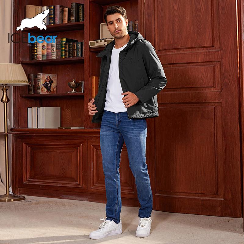 Мужская куртка, укороченное ветрозащитное пальто, мужская парка для активного отдыха с капюшоном и множеством карманов