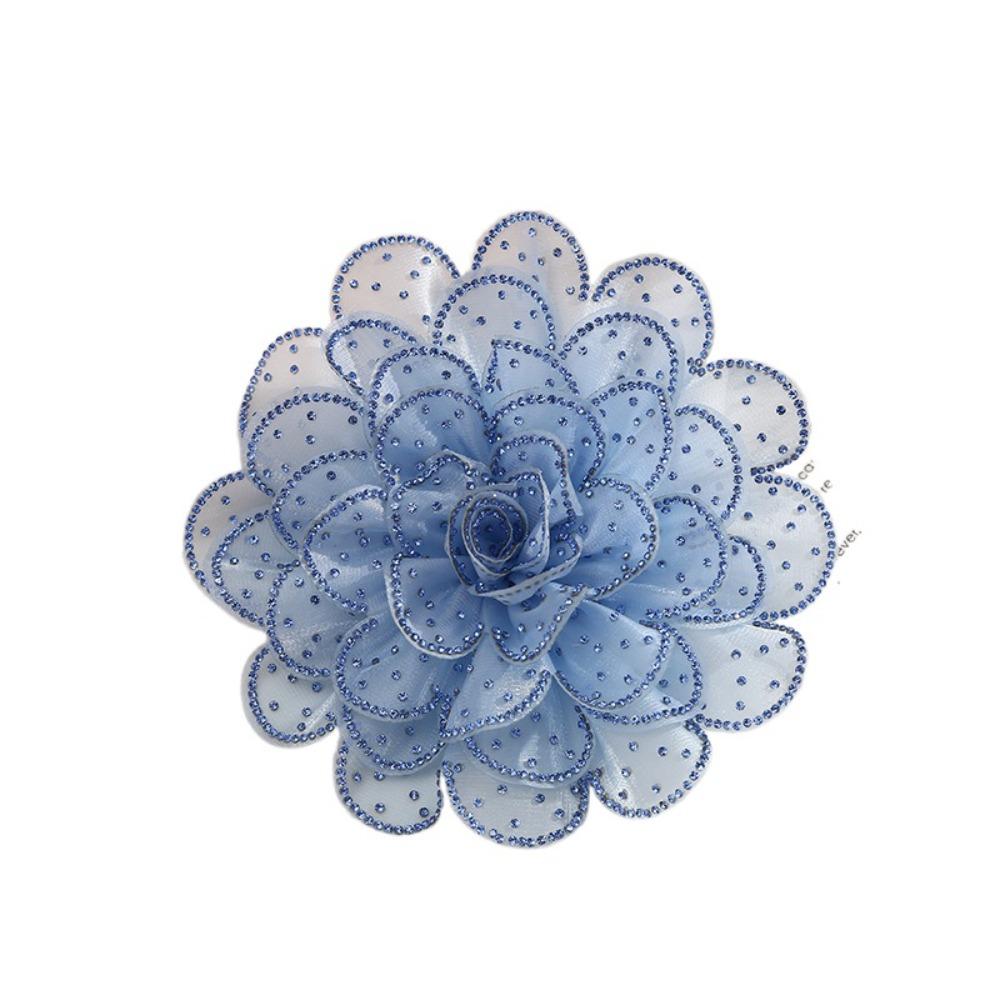 3D большой тканевый цветочный патч многослойная одежда аппликации нашивка на одежду украшение одежды