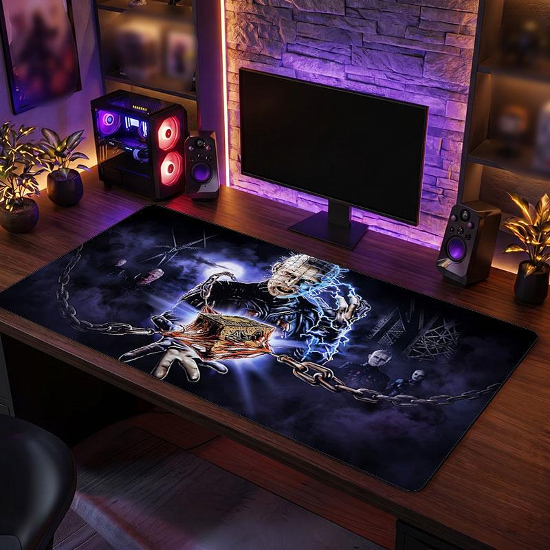 Big Mouse PadHellraiser Pinhead Extended Soft Desk Mat Gaming Office Computer Table Decor Mat