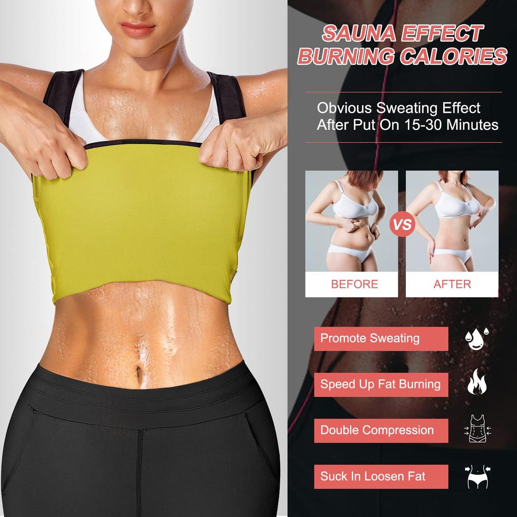 Тренировочный корсет для пота на талии, жилет для женщин, топ для тренировок, сауны, спортивный пояс, рубашка для упражнений, корректирующее белье для контроля живота, майка для похудения, формирователь тела