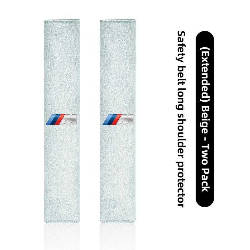 2Pcs Car Seat Belt Shoulder Protection Cover Decoration Valve Cap For BMW X1 X2 X3 X5 X4 X6 X7 iX3 F20 F10 F07 E70 E46 E90 E92 E gzjm96