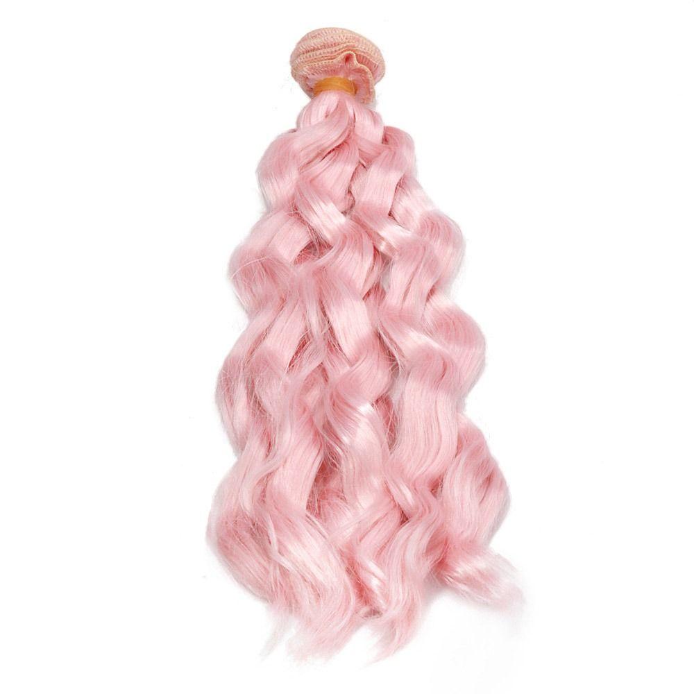 1PC Hot Synthetic Fiber 20cm Doll Wigs Wig Hair Long Straight DIY Dolls Accessories