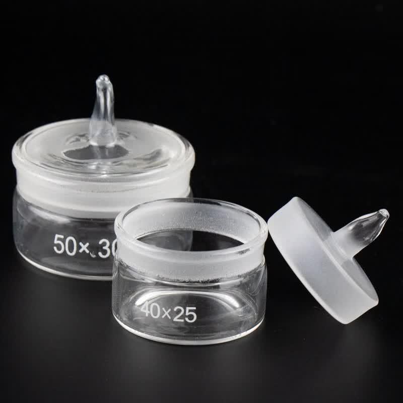 Haisidick High Borosilicate Glass Weighing Bottle