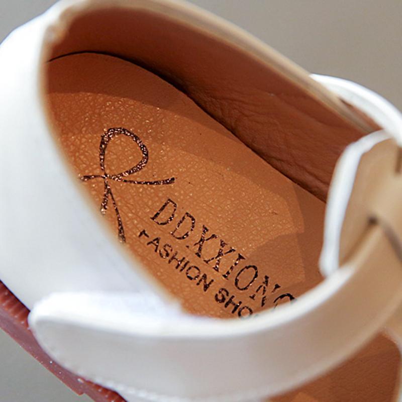 Girls Bowknot Princess Shoes Cute Elegant and Non Slip Leather Shoes