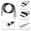 Кабель Type C - DP 8K 60 Гц, Динамический HDR, USB-C - DisplayPort, Thunderbolt 3/4, 4K USB-C Кабель для MacBook, ПК, Монитора