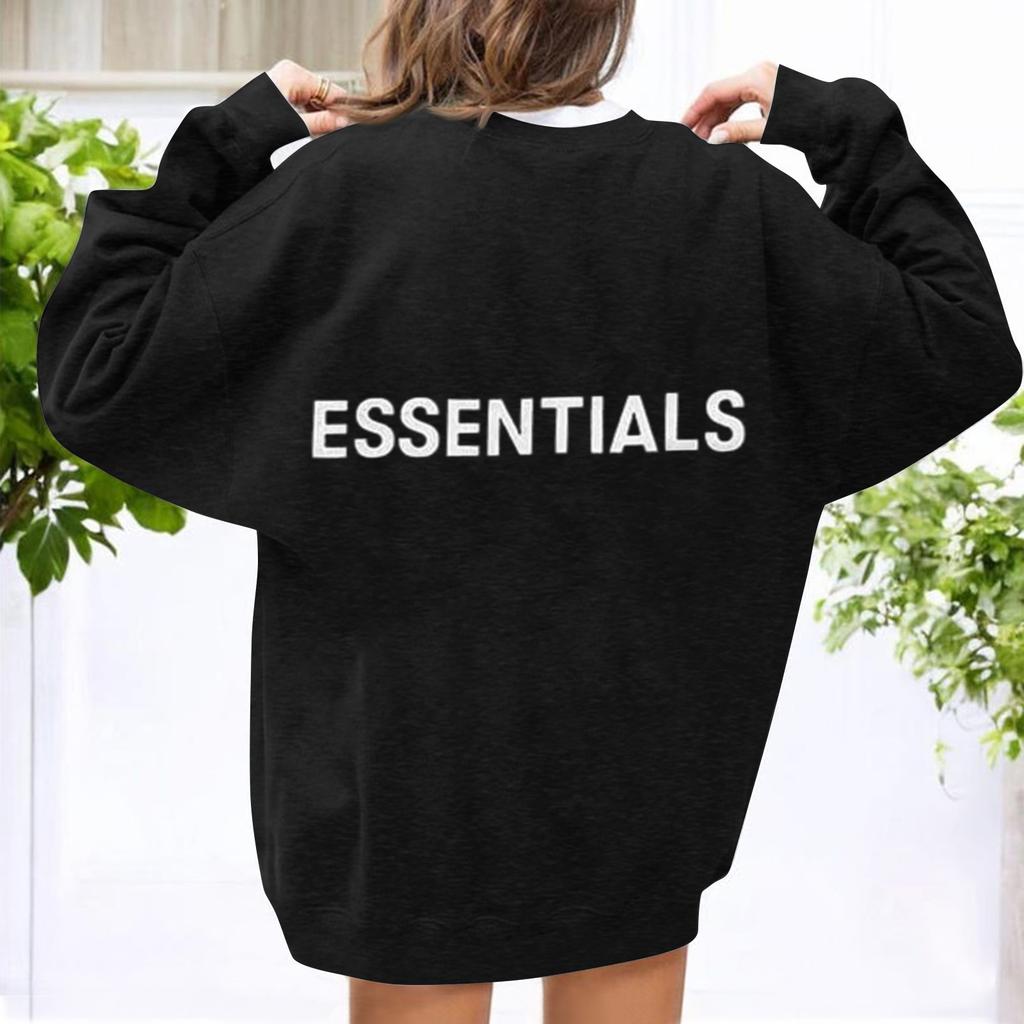 Унисекс Принт Круглый вырез Длинный рукав Свободный крой Длинный рукав Повседневный Длинный рукав Топ Толстовка