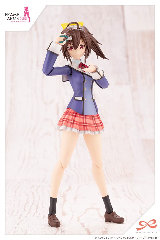 Sosai Garden Gennai Ao High Height 159mm Scale Plastic Model Molding Color JK004 Girls' [Wakaba Girls' School/Winter Clothes] Approx. 1/10