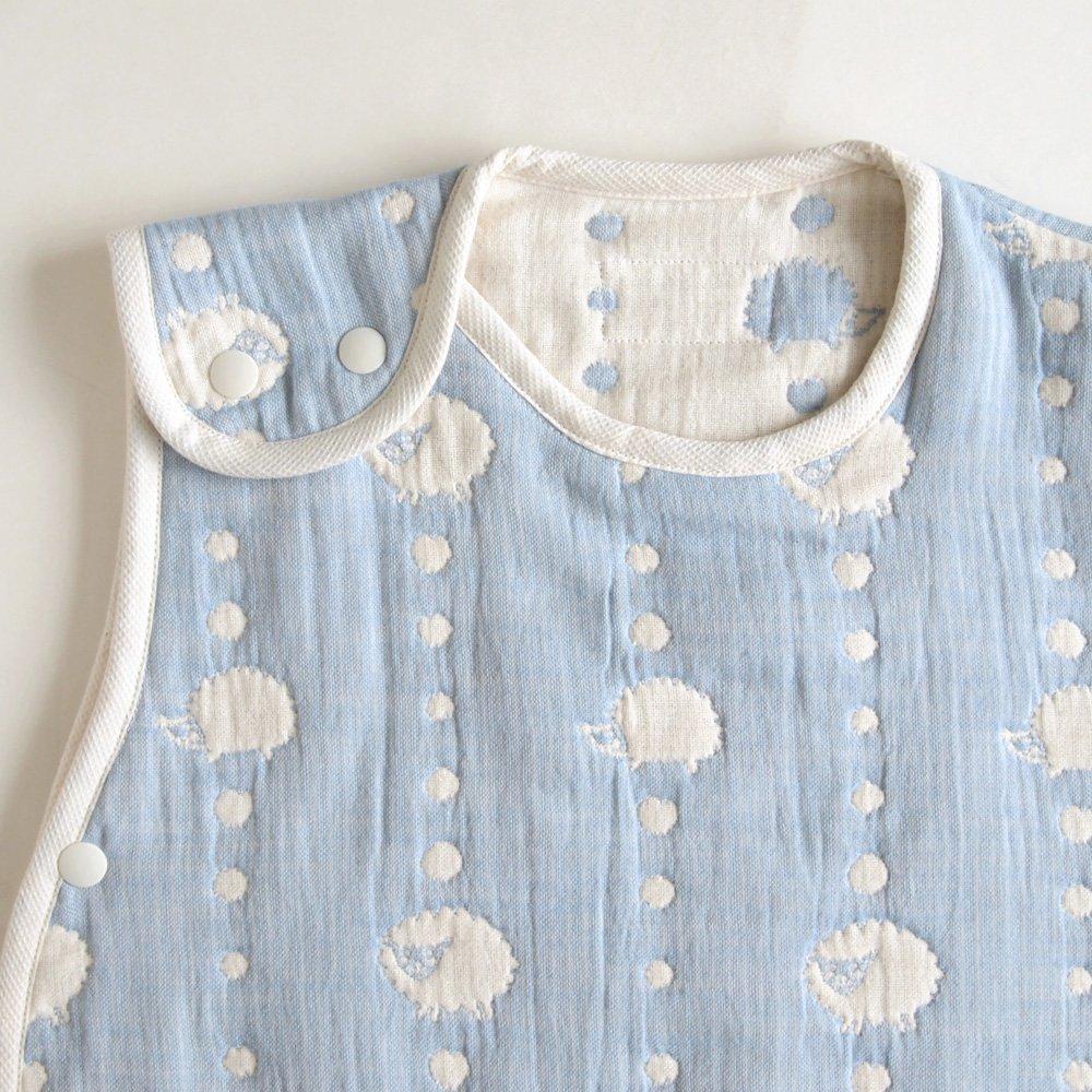 10mois Hoppetta Baby Gift Fluffy Gauze Baby for Newborns to 3 Years 58cm Length Product 18111035 - Set (6-Layer Gauze) Sleeper, 100% Cotton, Old,