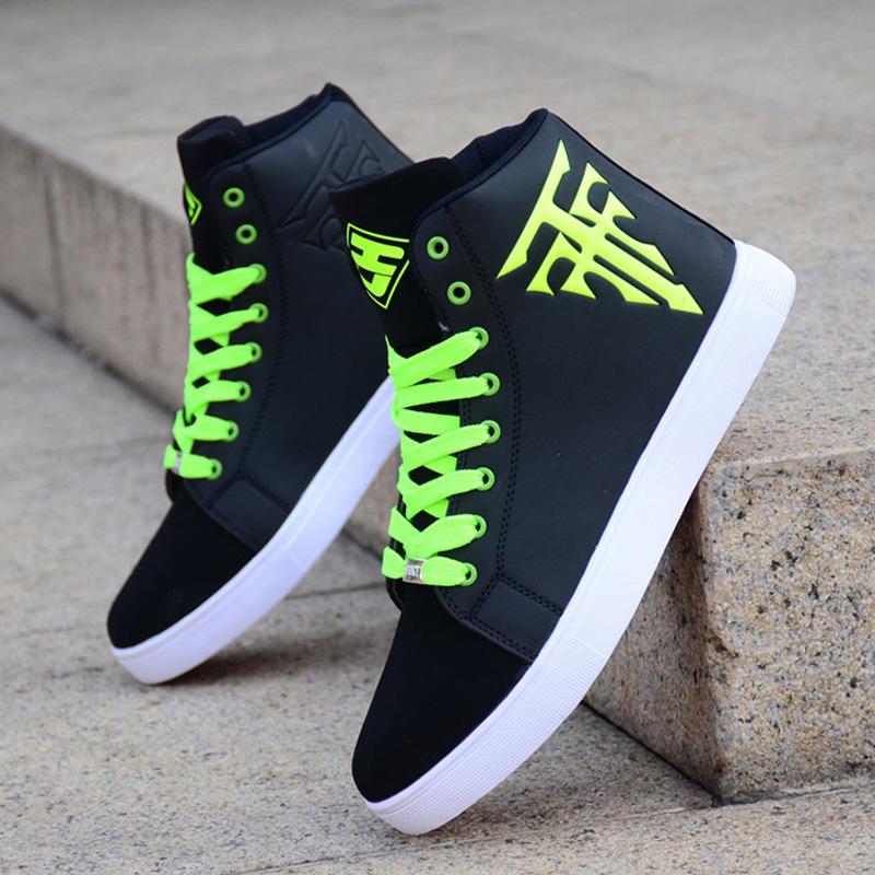 Men Casual Shoes Canvas Botas Comfortable Sneakers High Top Fashion Loafers