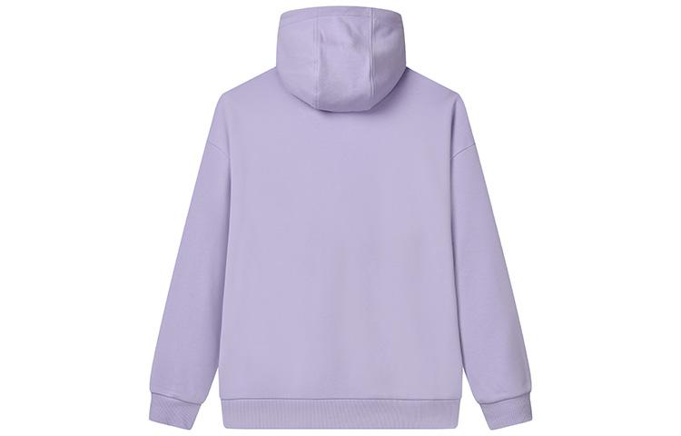 Men's FILA Sweatshirts Unisex Numbers Lavender Hooded Moderate Regular