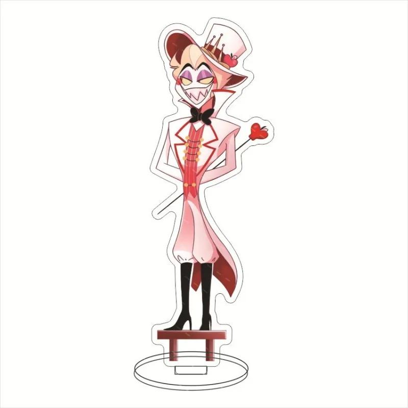 Hazbin el Милый Акриловый Стенд Фигурка Аластор Хаск Ангельская Пыль Декоративные Украшения Стенд Модель Коллекция Фанатов Подарки Игрушки
