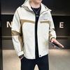 Work Jacket Men's Spring and Autumn New Loose Hooded Men's Jacket Spring Casual Tops