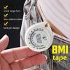 1 x 59.06"/59" BMI измерительная лента для тела, пластиковая выдвижная линейка с метрической шкалой и каплевидным корпусом – Идеально для моды