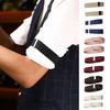 1 Pair Unisex Armband Adjustable 2.5CM Width Solid Color Leg Strap Elastic Shirt
