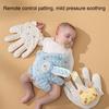 Автоматическая поглаживающая кукла-помощник для сна, электрический успокаивающий инструмент для младенцев с мягкой вибрацией и теплом, тихая работа, тихая работа, тренажер для сна