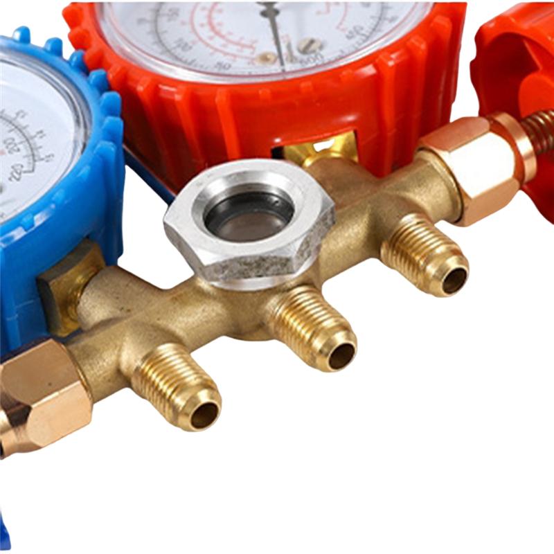 Refrigerant Household Car Air Conditioning Fluoride Adding Tool Kit Replacement For R22 R134A R410A Freon Cool Gas Meter