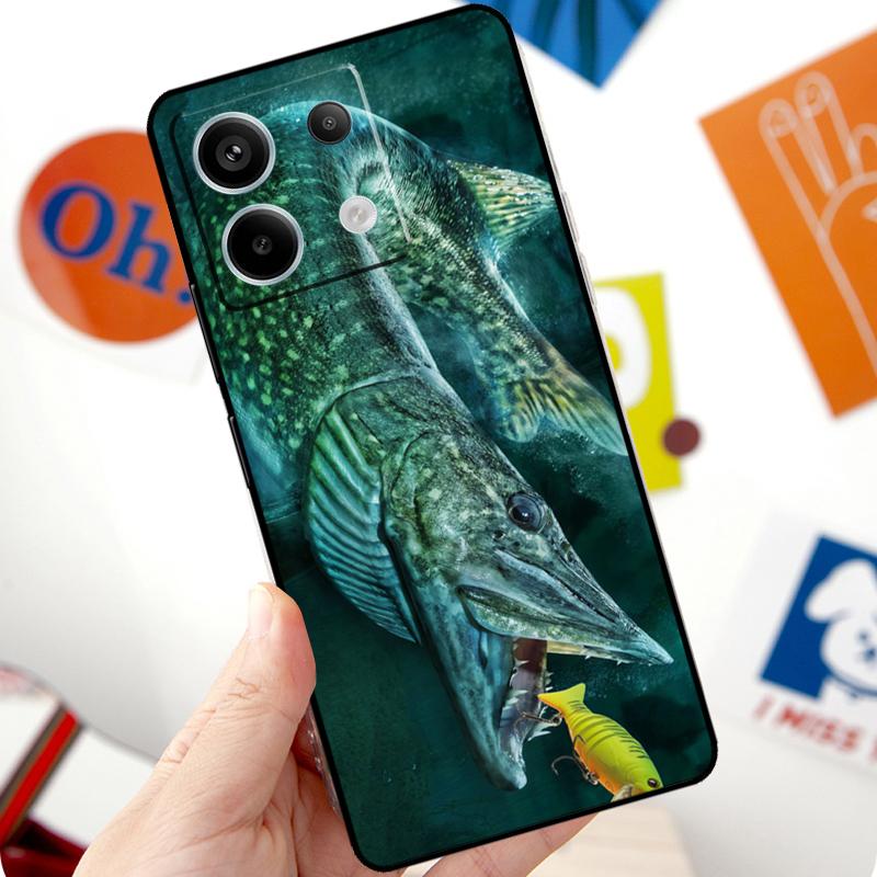 Приманка для рыбалки на щуку Чехол для Xiaomi Redmi Note 13 10 11 12 14 Pro 11S 12S Чехол для Redmi 15 12C 13C 14C 10C 15C