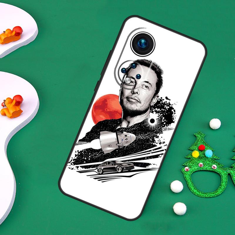 Чехол Элон Маск для Honor Magic 7 Lite 6 5 50 70 90 200 Pro X9a X8a X8b X7a X6a X8 X9 X9c X9b