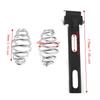 Support Bracket Coil Springs Mount Chrome Coil Motorcycle Solo Seat Kit  For Custom Motorcycle
