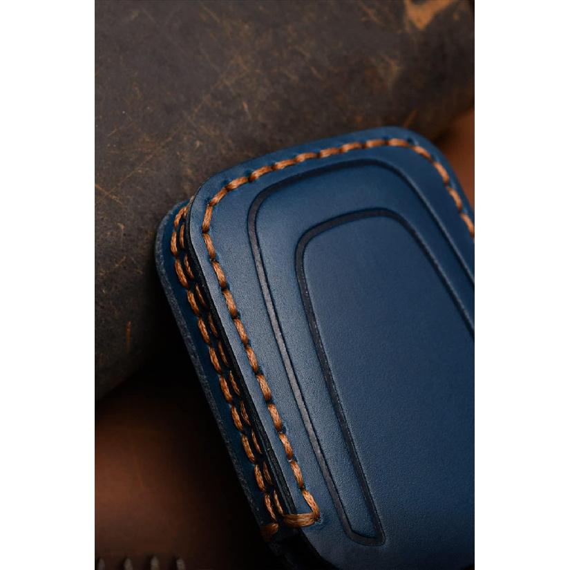 Car Key Fob Cover Case Fit for BMW 2014 I3 I8 Key Protector Keychain Key Shell Leather Key Holder 4 Buttons