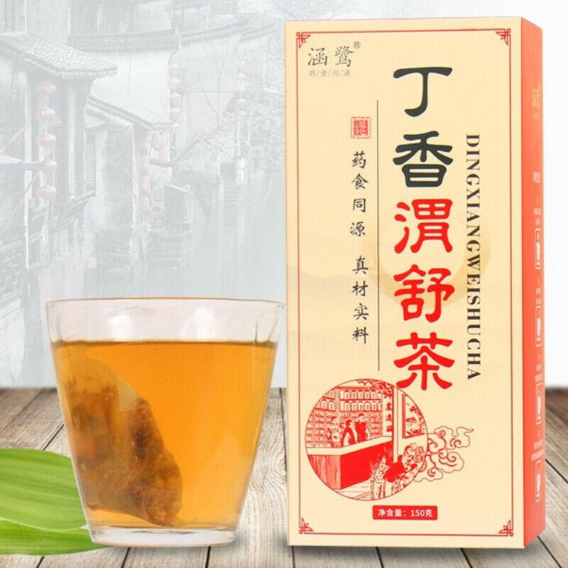 Natural Herbal Tea Dingxiangweishucha 150g Fuling Foshou Shanzha Damai Herbs Tea