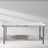 Thickened Stainless Steel Commercial Work Table