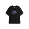 Badfive Letter Round Neck Pullover Short Sleeve T-Shirt Men Tops Black AHSU427-1