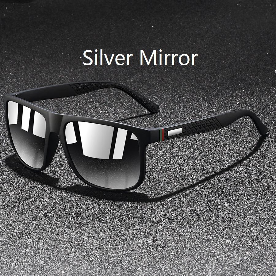 Fashion Classic Square UV400 Sunglasses Men Women Driving Fishing Colorful Trendy Lightweight Outdoor Goggles