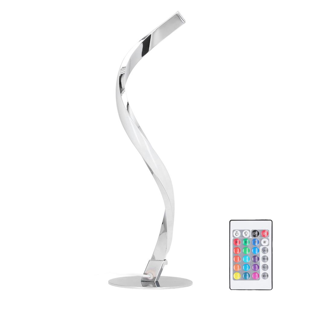 Современная спиральная настольная лампа многофункциональная RGB современная прикроватная тумбочка для спальни гостиной