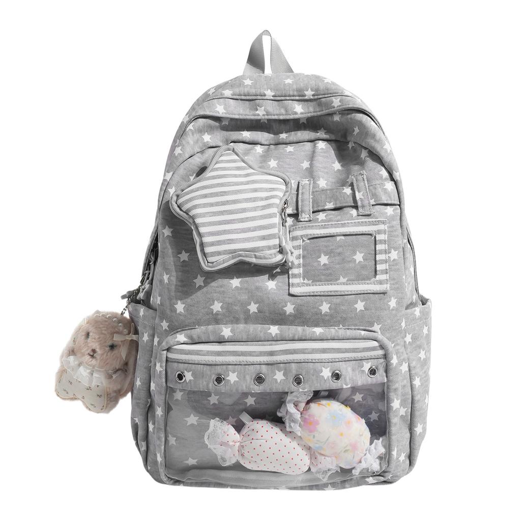 Schoolbag two-dimensional yuan niche design pain bag schoolbag girls Japanese college stars students lightweight backpack cute backpack