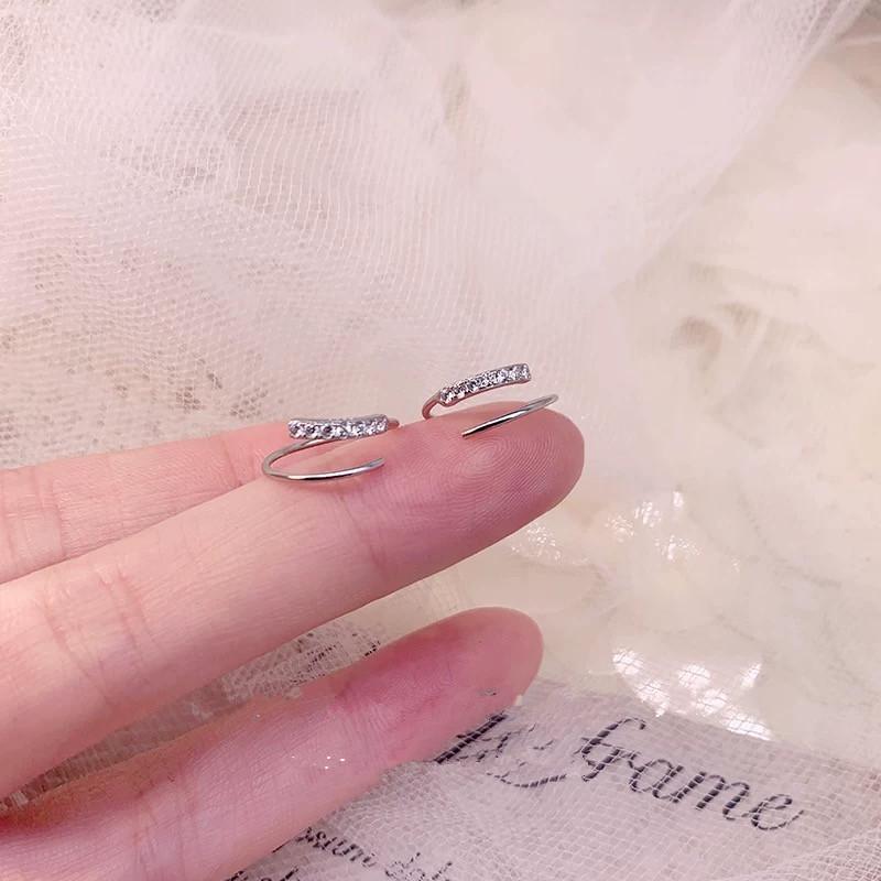 Серьги Beixi S925 из стерлингового серебра, элегантные, французский нишевый дизайн, для женщин
