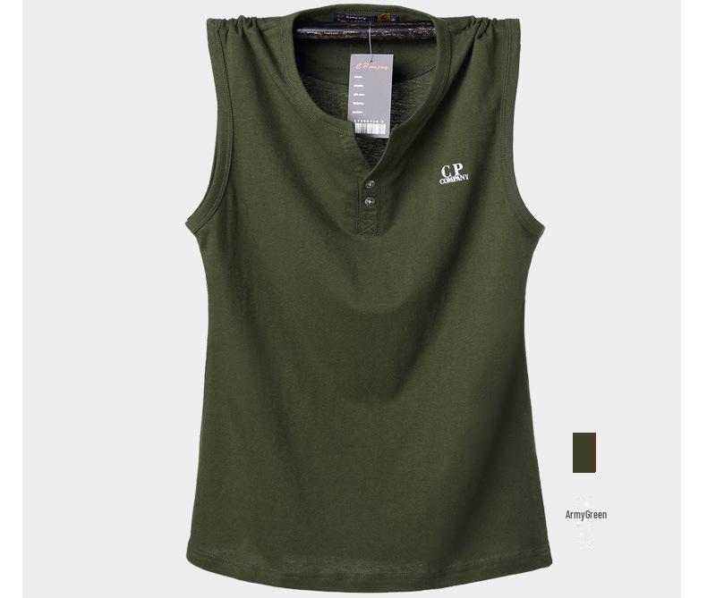 Мужской хлопковый спортивный жилет без рукавов 2023 года - Дышащий и универсальный, размеры M-6XL