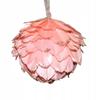 Hanging Feather Flower Pink Medium 12X14/19Cm