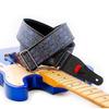 Straps 6cm Cordoba Blue RightOn! Guitar/Bass Strap, Wide, 90-150cm,