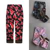 Autumn Winter Warm Pants For Baby Girls Leggings Children's Thicken Trousers Cartoon Tight Pencil Pants