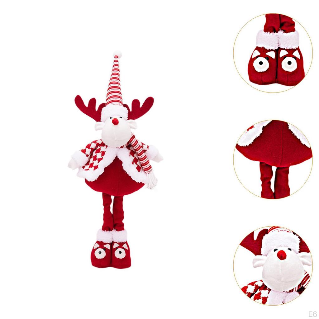 Christmas Doll Figure, Decoration, Novelty, Retractable Nordic Toy, Ornaments