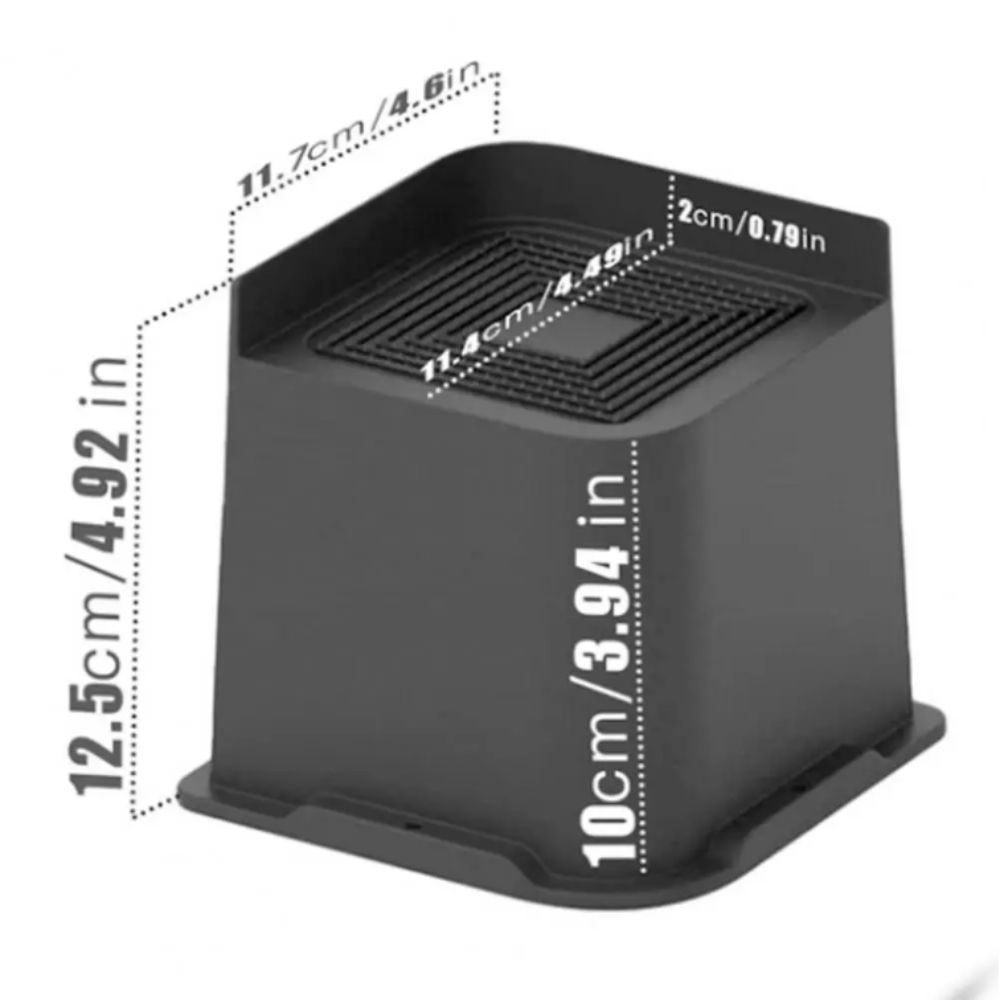 Квадратные подставки для мебели, набор из 4 шт., подъемник для каркаса кровати, регулируемый мебельный каркас, ножка стула